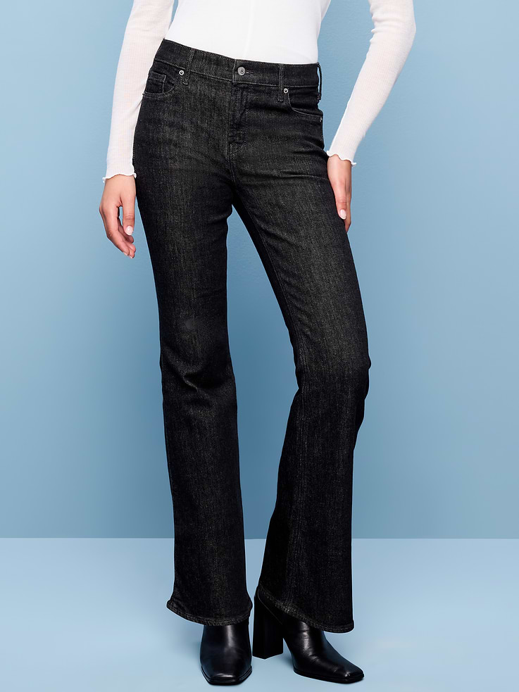 Image number 2 showing, High-Waisted Flare Jeans