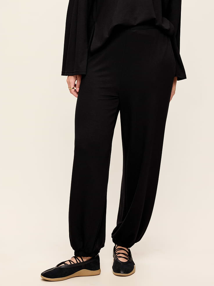 L'image numéro 6 présente Pantalon de jogging surdimensionné bouffant en molleton cocooning