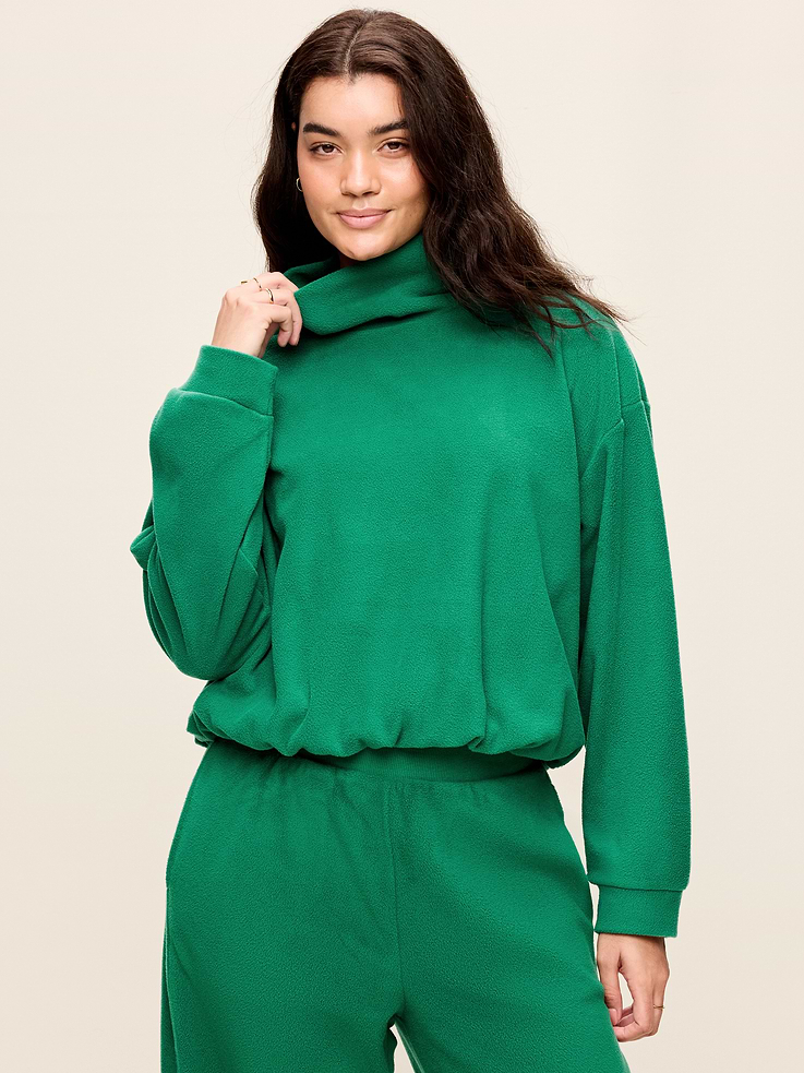 Image number 5 showing, Performance Fleece Funnel Neck Pullover