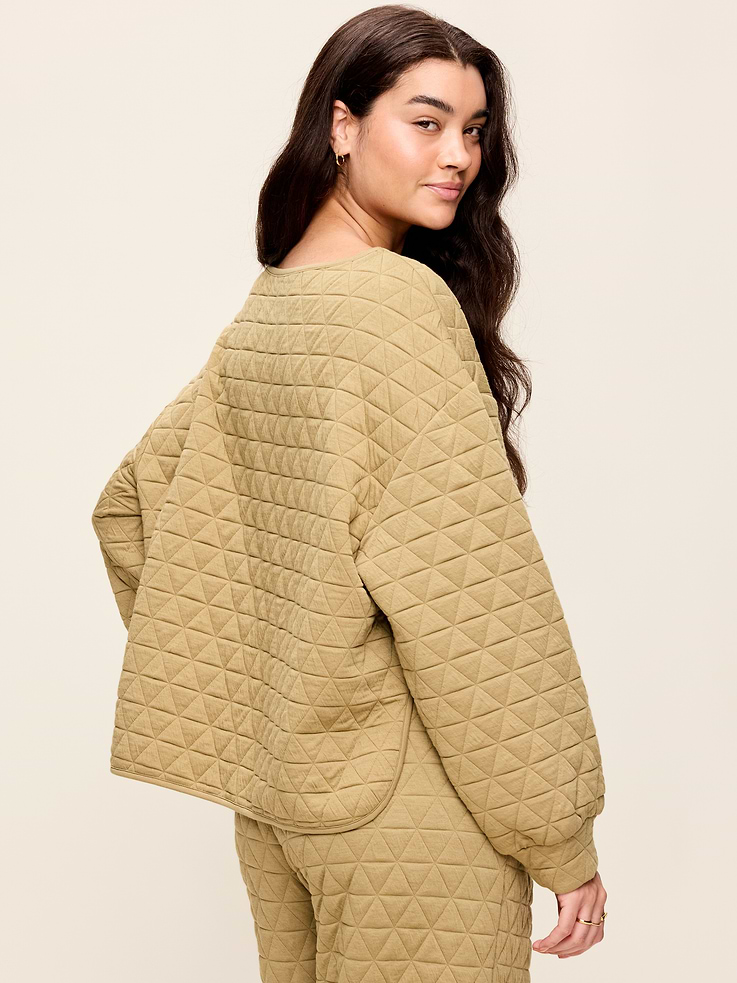 Image number 7 showing, Quilted Bounce Boatneck Sweatshirt