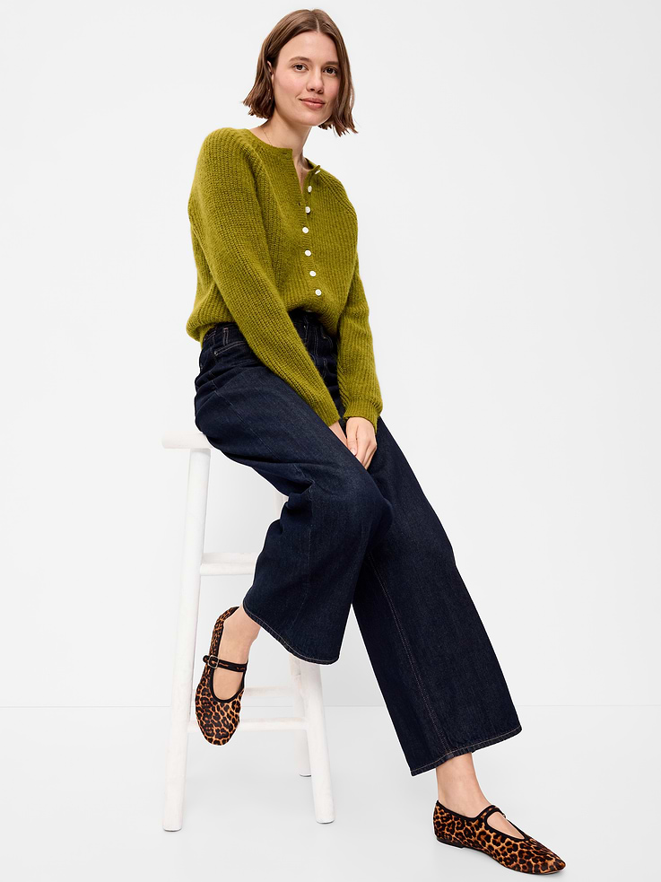 Image number 3 showing, Cozy Crew-Neck Cardigan
