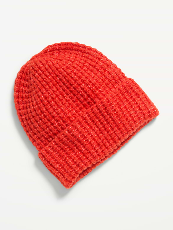 Waffle Knit Beanie for Men