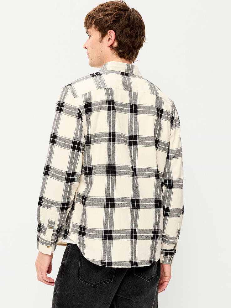 Image number 2 showing, Relaxed Long-Sleeve Flannel Pocket Shirt