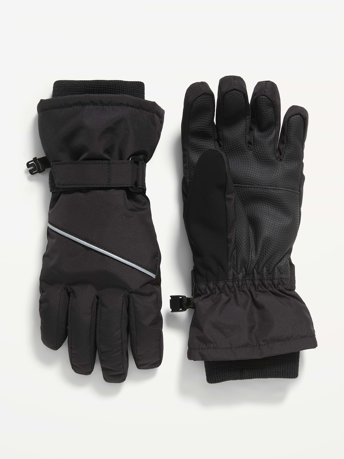 Image 1 of 1, elasticized cinched cuffs, adhesive secure close strap at wrists, Product #907726