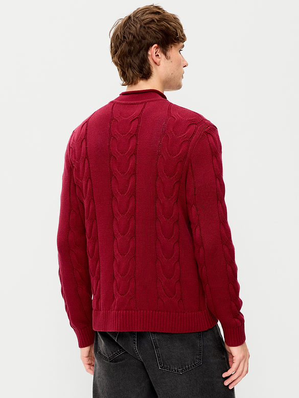 Loose Cable-Knit Sweater