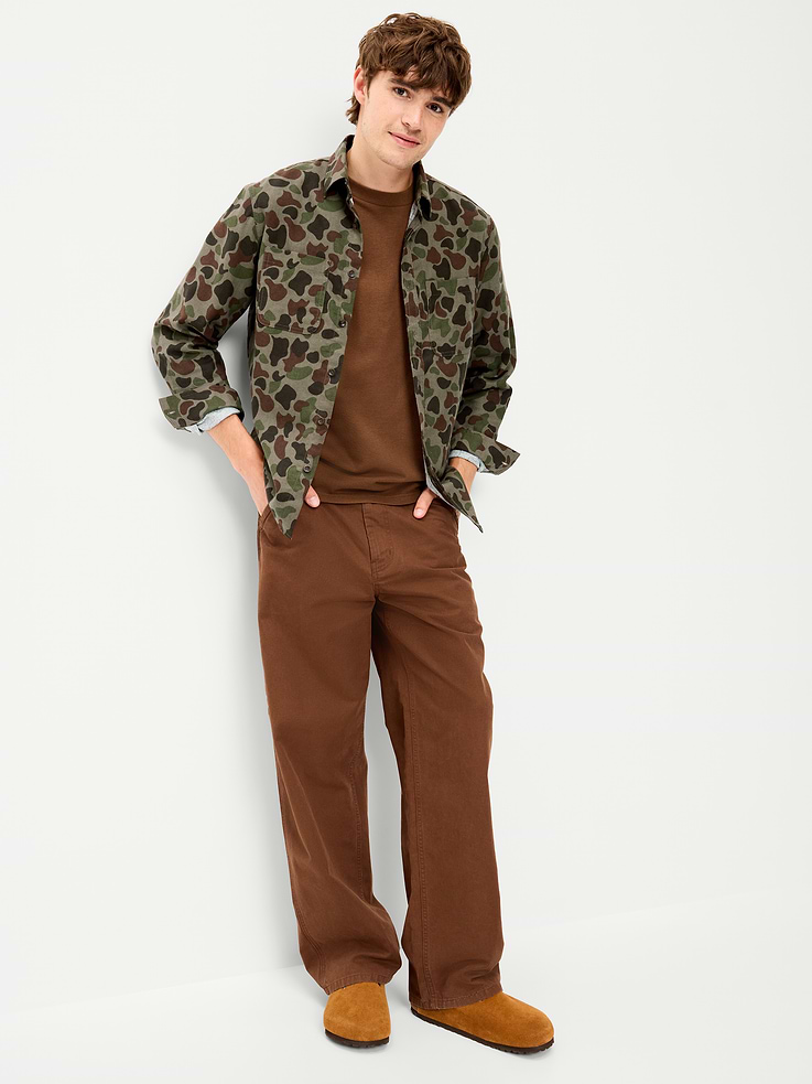 Image number 3 showing, Relaxed Long-Sleeve Flannel Pocket Shirt