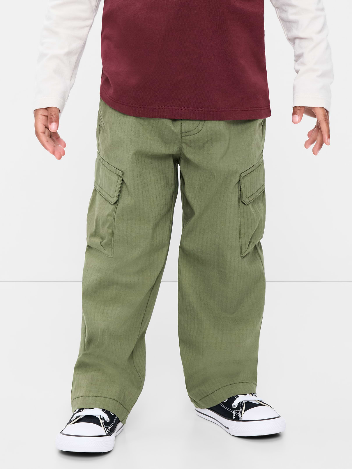 Image number 2 showing, Baggy Cargo Ripstop Pants for Toddler Boys