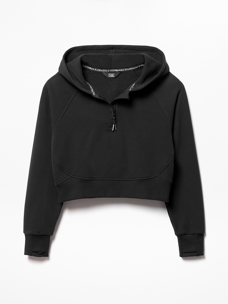 Image number 4 showing, Athleta Girl All Day Half Zip Hoodie