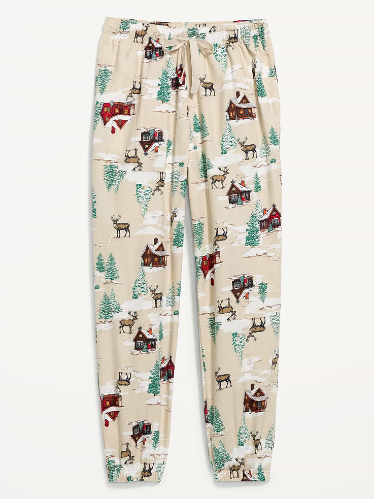Image 3 of 7, Flannel Pajama Joggers