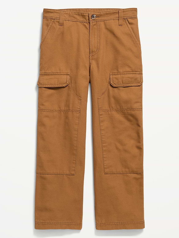 Baggy Cargo Canvas Pants for Boys