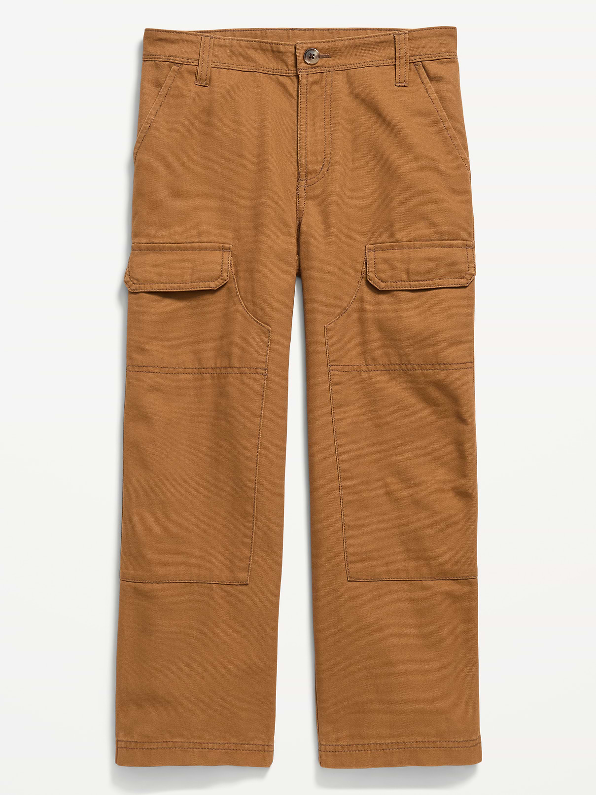 Image 2 of 2, Baggy Cargo Canvas Pants for Boys