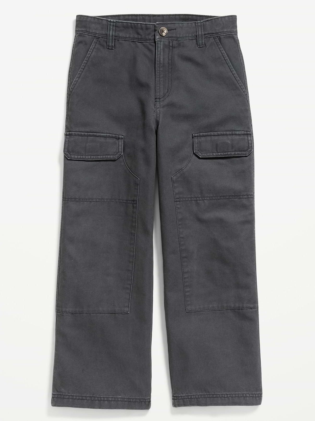 Image 4 of 4, Baggy Cargo Canvas Pants for Boys