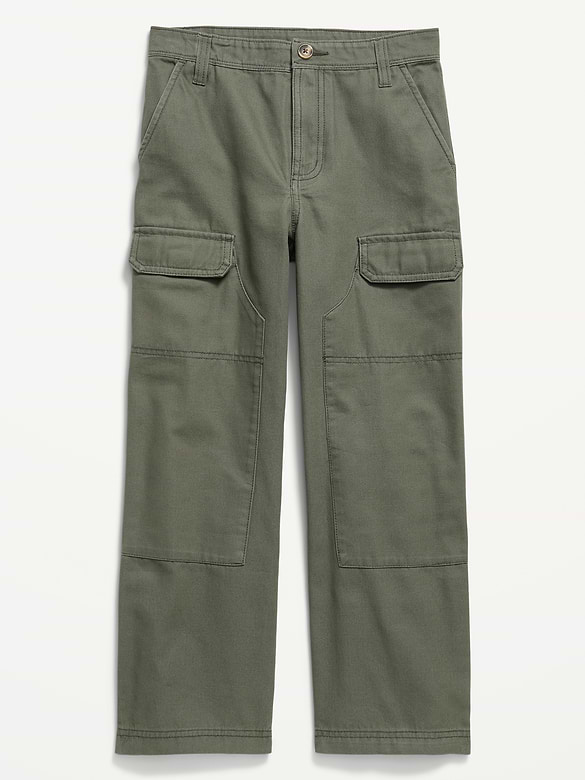 Baggy Cargo Canvas Pants for Boys