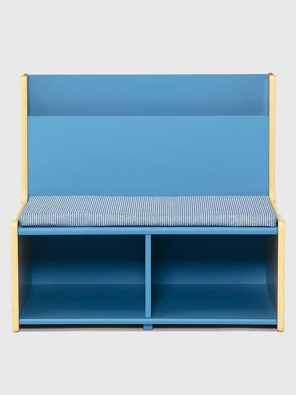 Toddler Reading Nook with Padded Bench