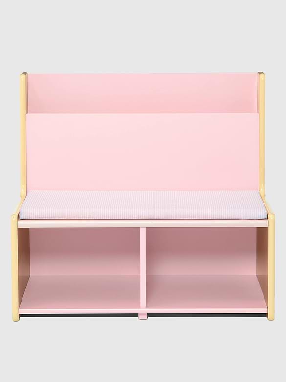 Toddler Reading Nook with Padded Bench