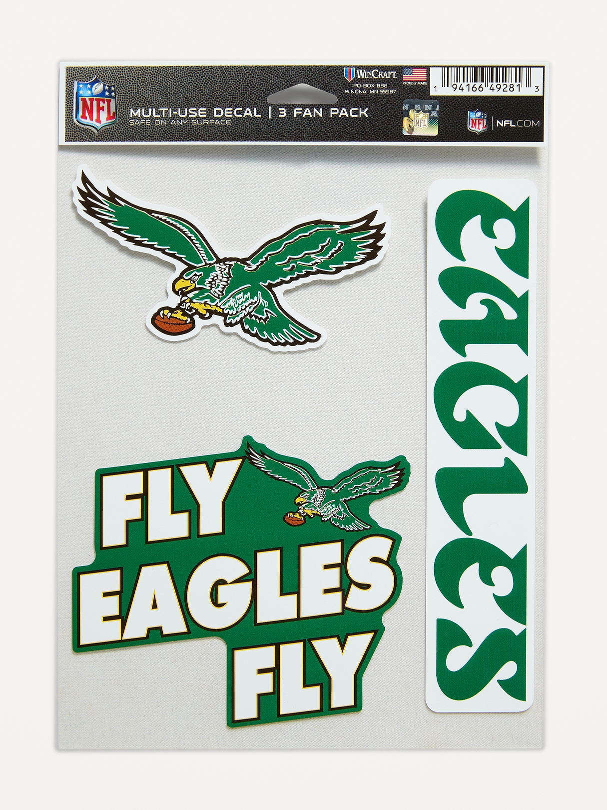 WinCraft® Philadelphia Eagles 3-Pack Multi-Use Decals | Old Navy