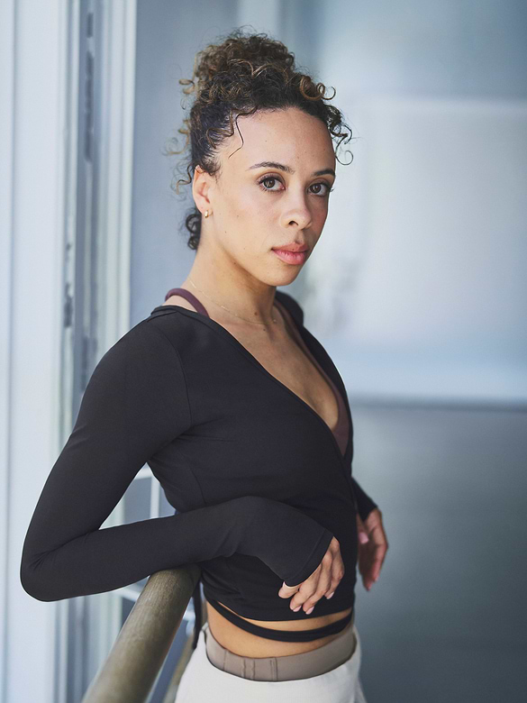 Transcend Wrap Crop Top