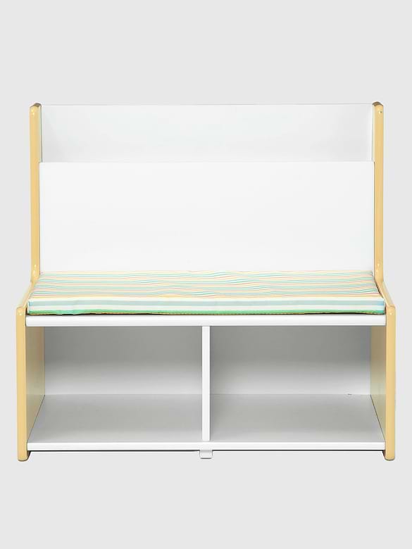Toddler Reading Nook with Padded Bench