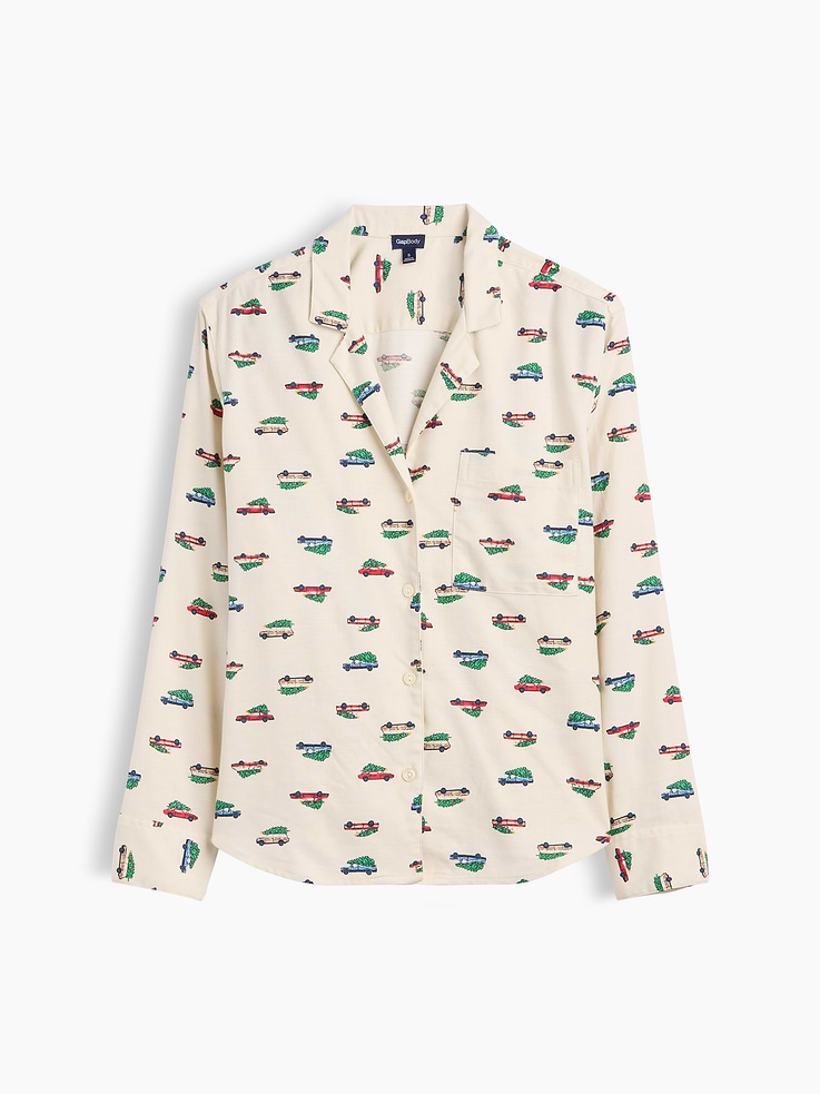 Image number 4 showing, Flannel PJ Shirt