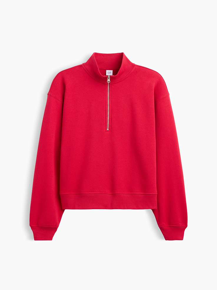 Image number 5 showing, Relaxed Fleece Half-Zip Sweatshirt