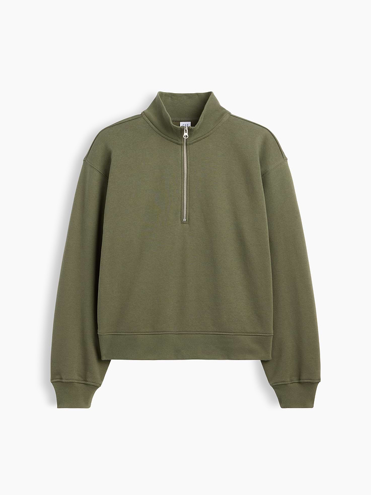 Image number 5 showing, Relaxed Fleece Half-Zip Sweatshirt