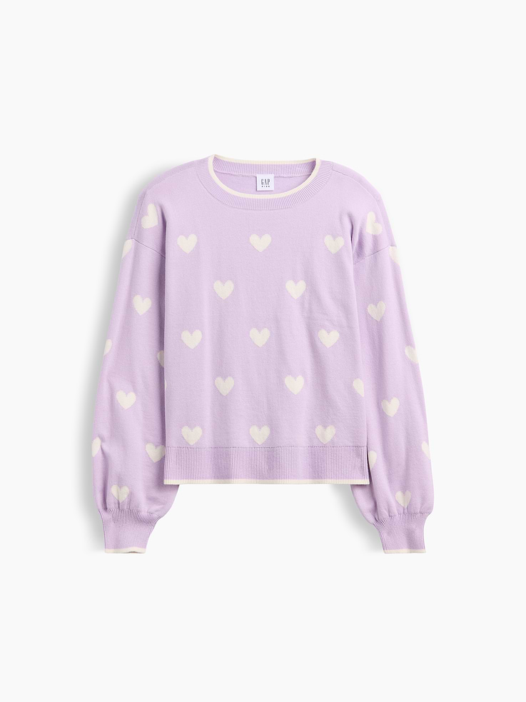 Image number 1 showing, Kids Relaxed Intarsia Sweater