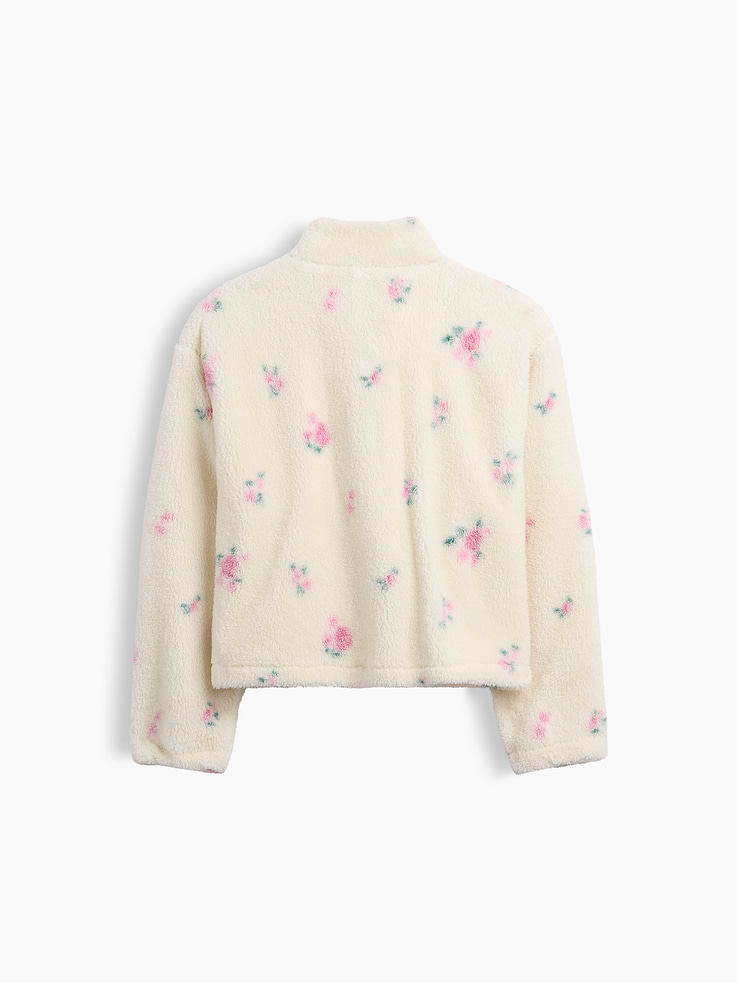 Image number 3 showing, Kids Relaxed Print Sherpa Jacket