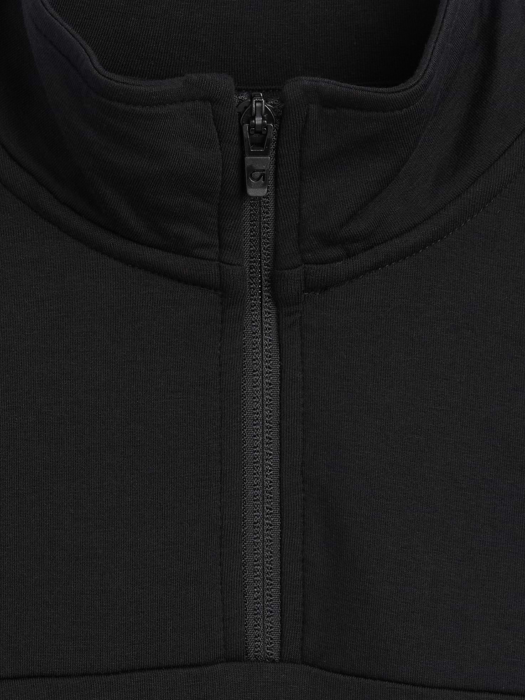 Image 2 of 3, Kids Relaxed Quarter-Zip Tech Sweatshirt