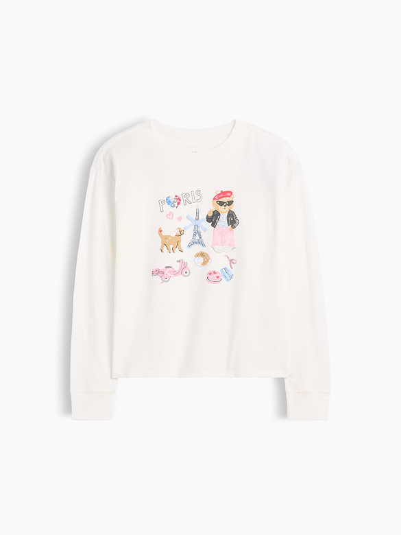 Kids Oversized Graphic T-Shirt