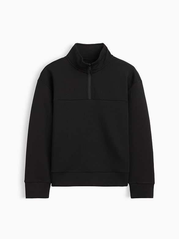 Kids Relaxed Quarter-Zip Tech Sweatshirt