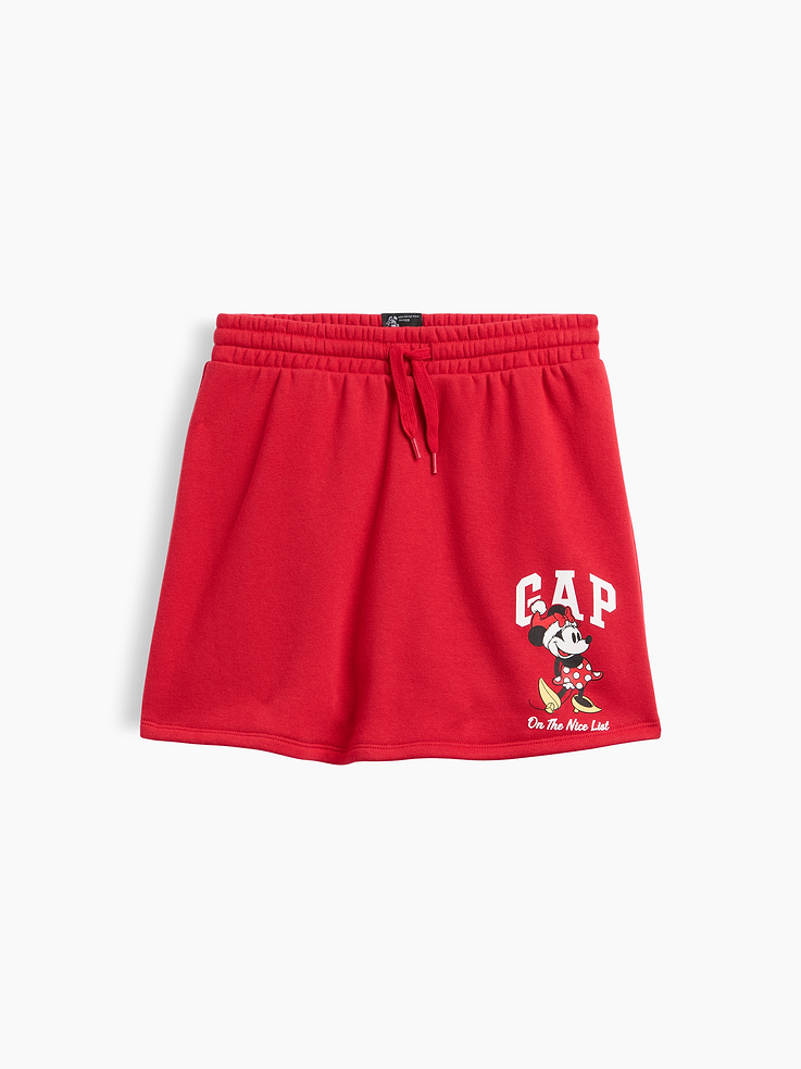 Image number 1 showing, GapKids × Disney Pull-On Logo Skort
