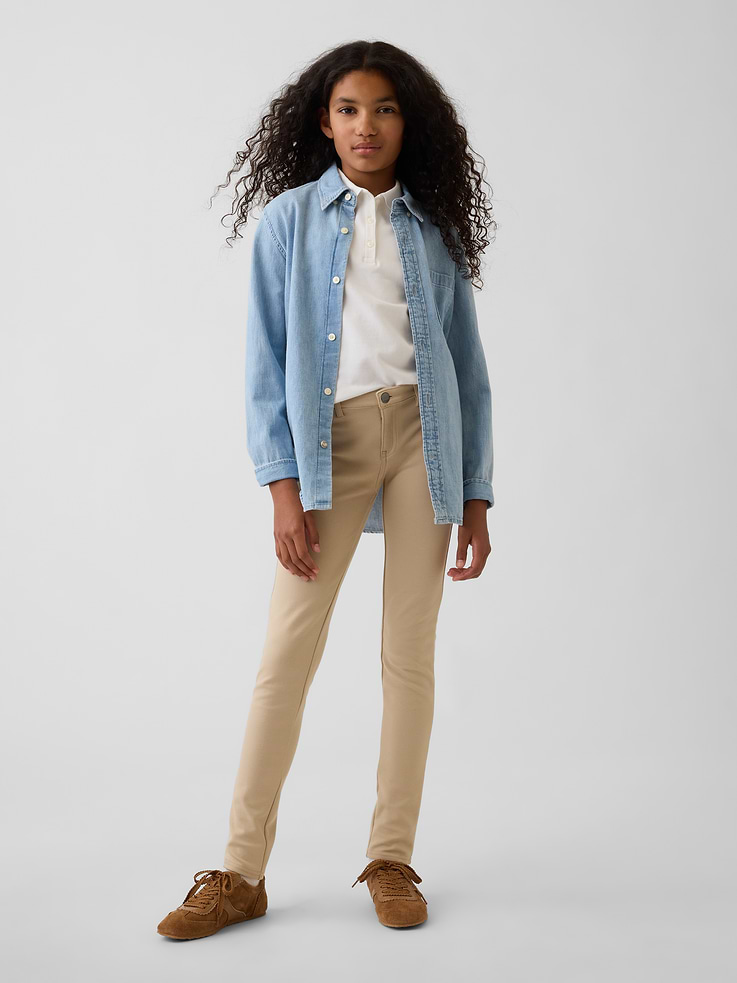 Image number 1 showing, Kids Uniform Ponte Pants