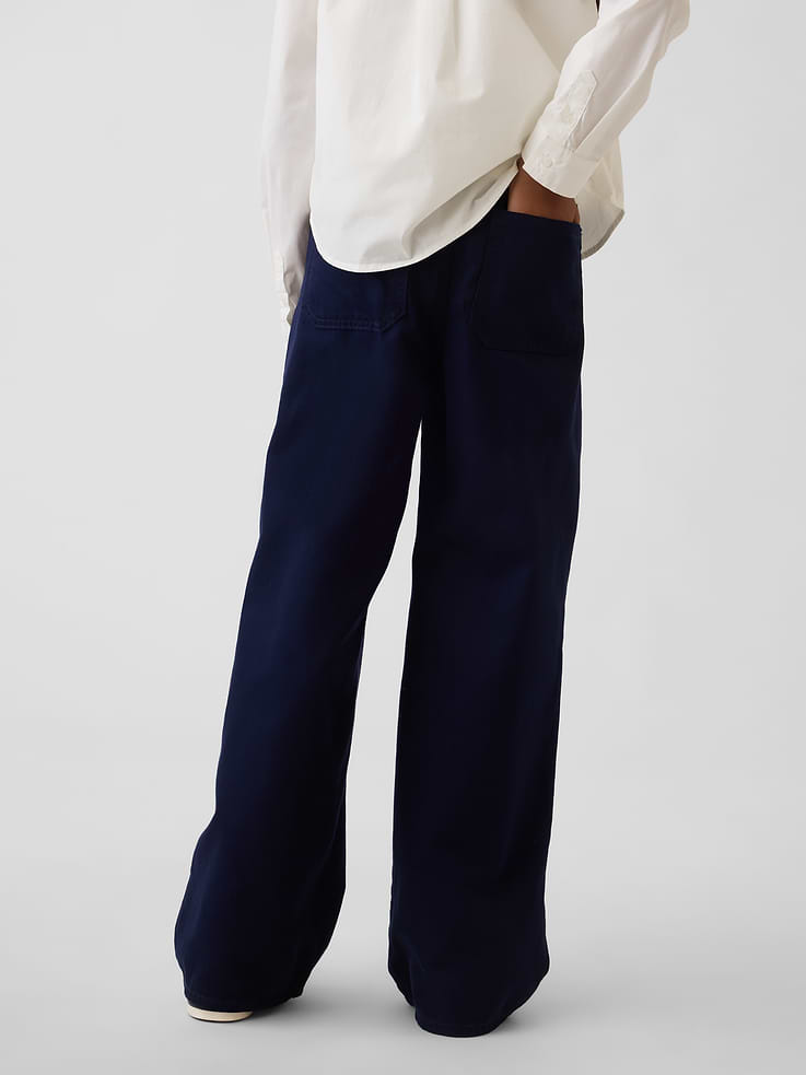 Image number 4 showing, Kids Uniform Easy Wide-Leg Pants