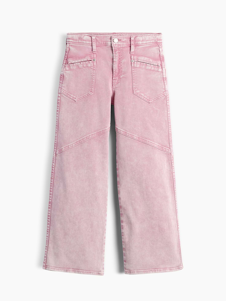 Image number 2 showing, Kids Low Rise Stride Wide-Leg Jeans