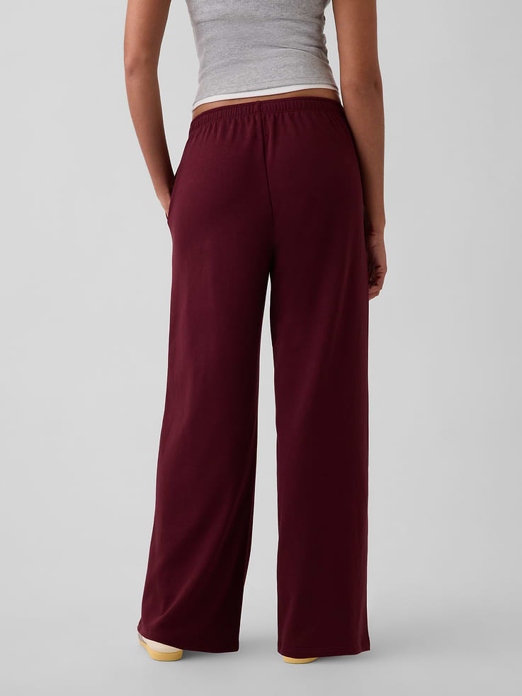 Image number 4 showing, Mid Rise VintageSoft Terry Loose Sweatpants
