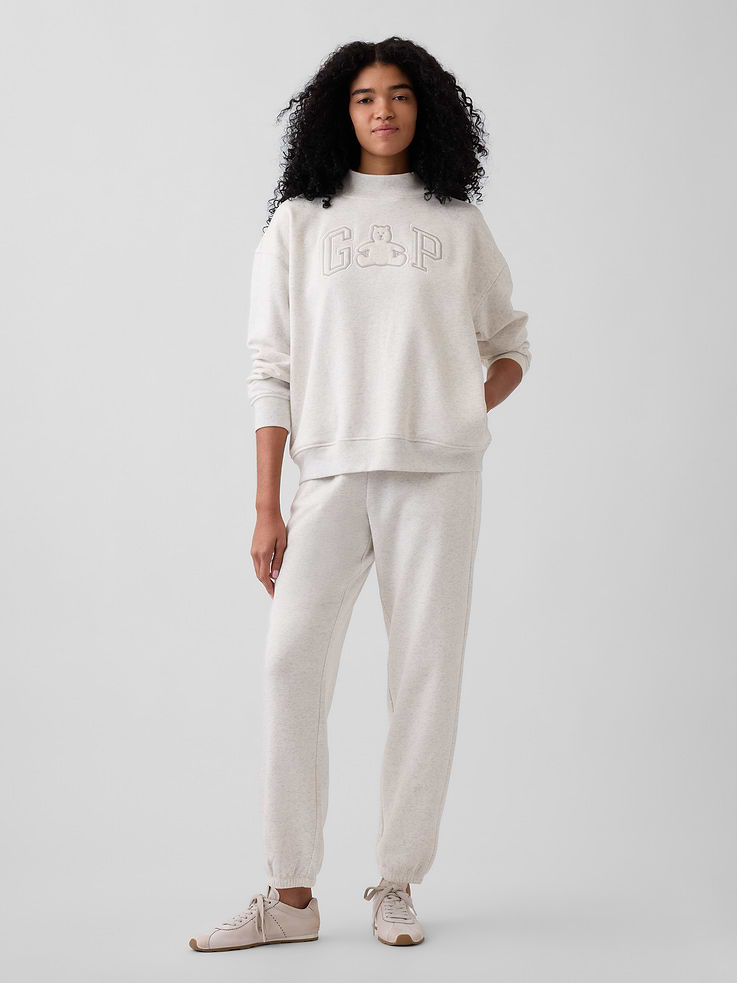 Image number 5 showing, VintageSoft Oversized Mockneck Logo Sweatshirt