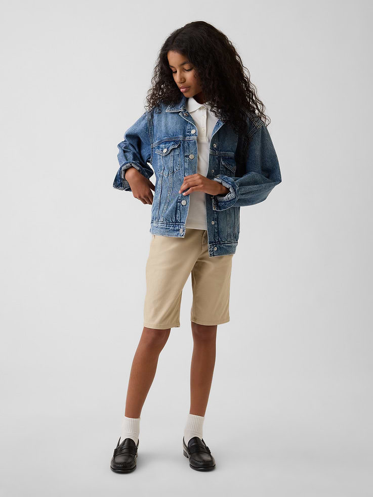 Image number 4 showing, Kids Uniform Bermuda Shorts