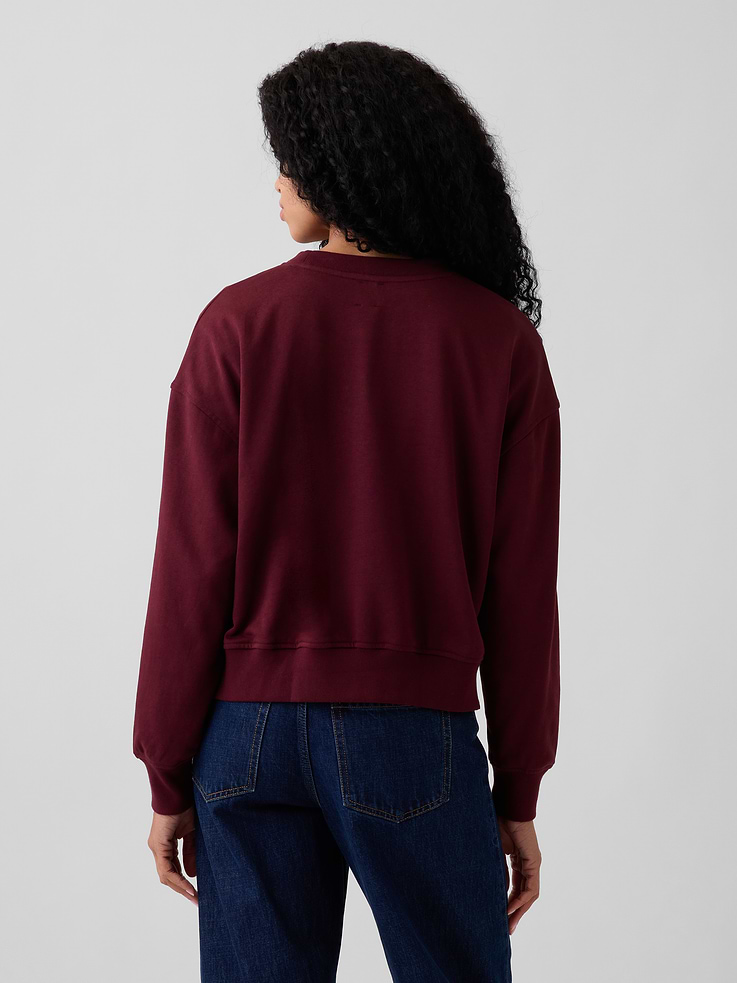 Image number 3 showing, VintageSoft Terry Oversized Wedge Sweatshirt