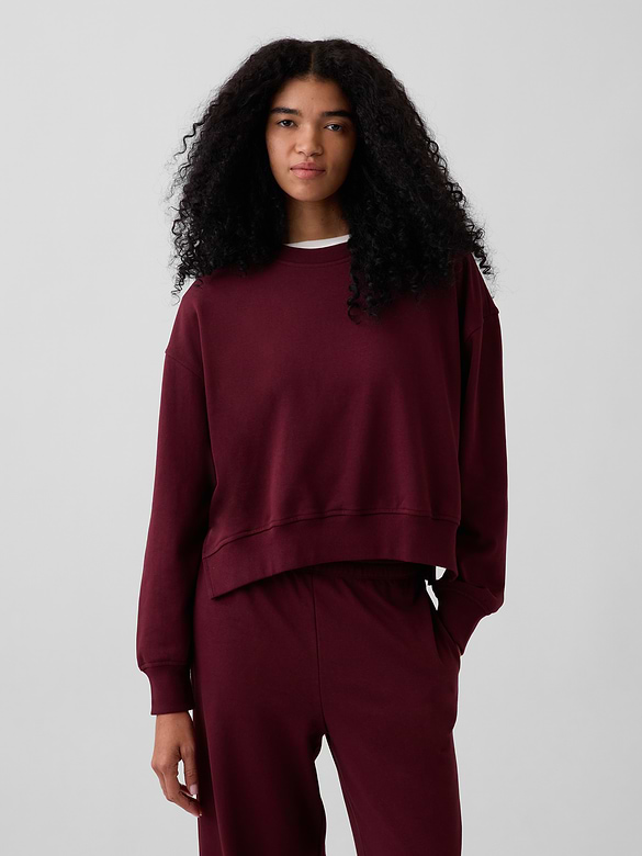 VintageSoft Terry Oversized Wedge Sweatshirt