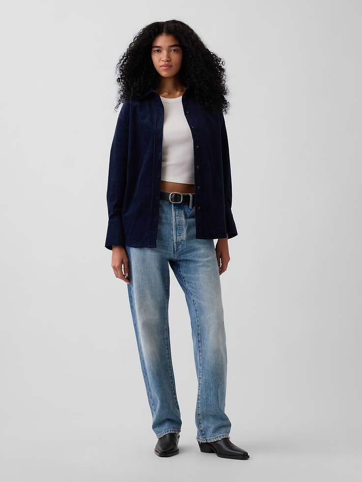 Image number 2 showing, Corduroy Big Shirt
