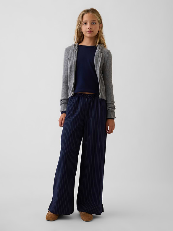 Kids Easy Wide-Leg Drawstring Pants