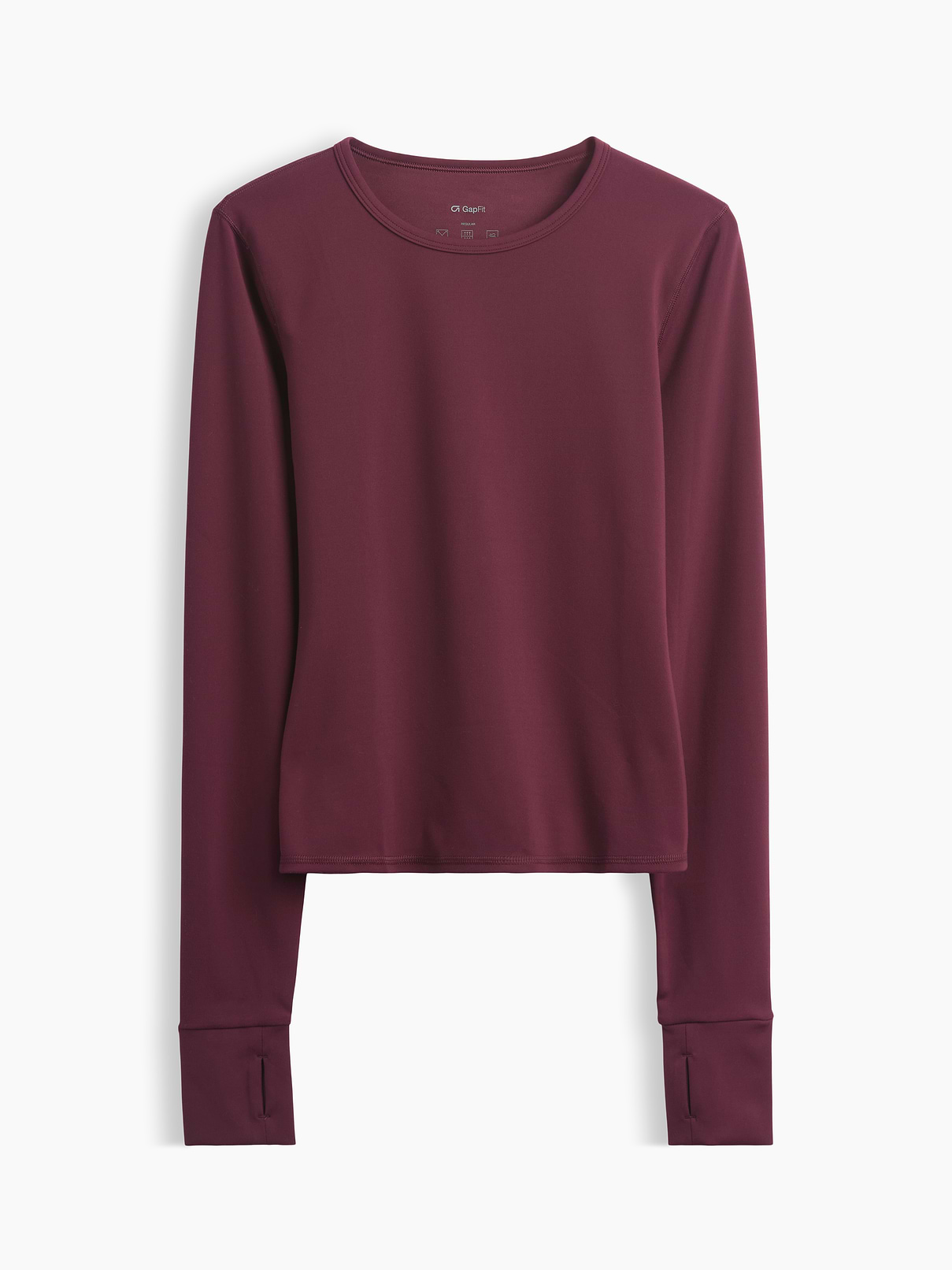 Image number 1 showing, GapFit Smooth Crewneck T-Shirt