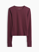 Image number 1 showing, GapFit Smooth Crewneck T-Shirt