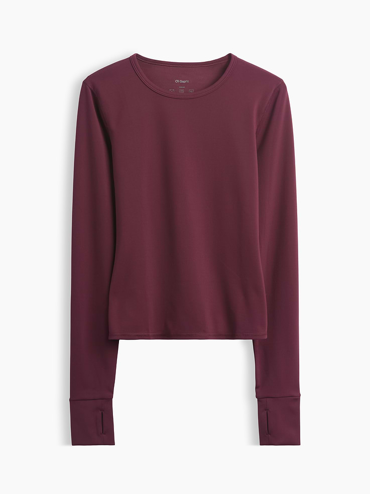 Image number 1 showing, GapFit Smooth Crewneck T-Shirt
