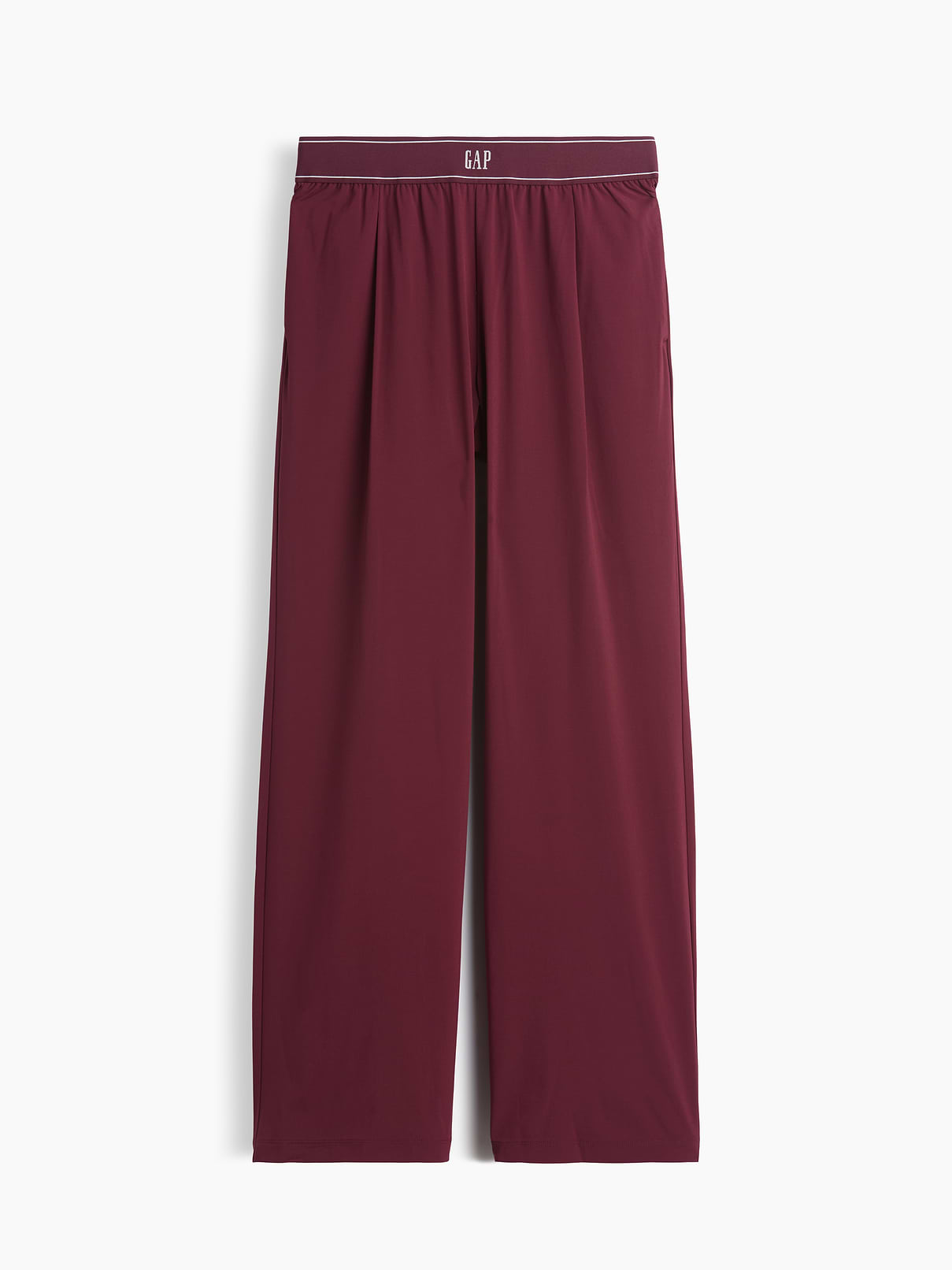 Image number 1 showing, GapFit Pleated Easy Logo Pants