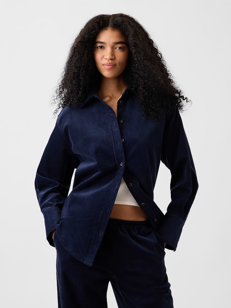 Image number 1 showing, Corduroy Big Shirt