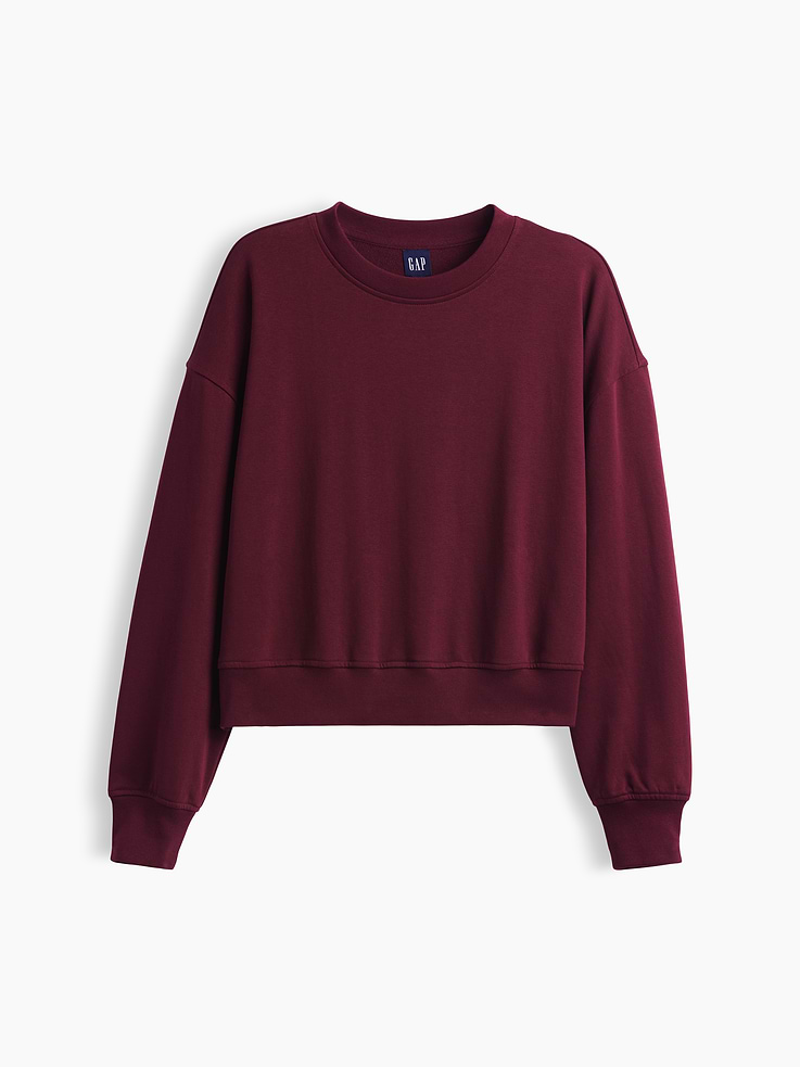 Image number 7 showing, VintageSoft Terry Oversized Wedge Sweatshirt