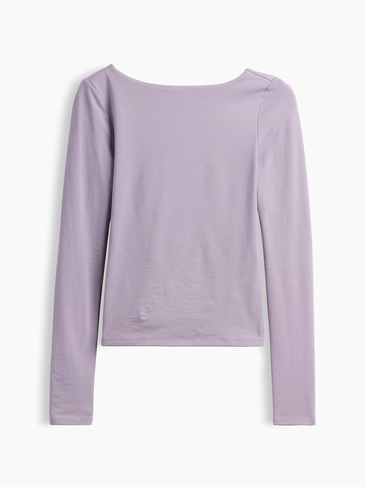 Image number 4 showing, CloseKnit Jersey Scoop-Back T-Shirt