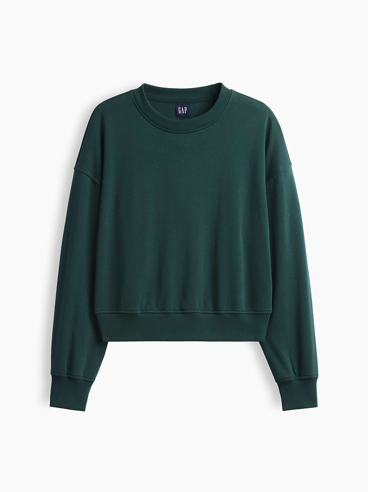 Image number 7 showing, VintageSoft Terry Oversized Wedge Sweatshirt