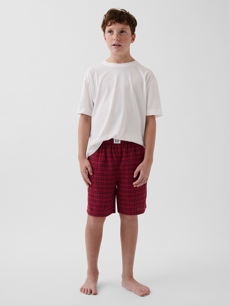 Image number 3 showing, Kids Recycled Flannel PJ Boxer Shorts